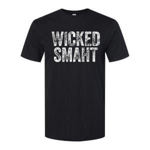 Wicked Smaht Boston Massachusetts Softstyle CVC T-Shirt