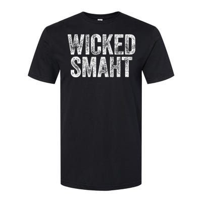 Wicked Smaht Boston Massachusetts Softstyle® CVC T-Shirt