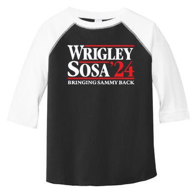 Wrigley Sosa Bringing Sammy Back In 2024 Toddler Fine Jersey T-Shirt