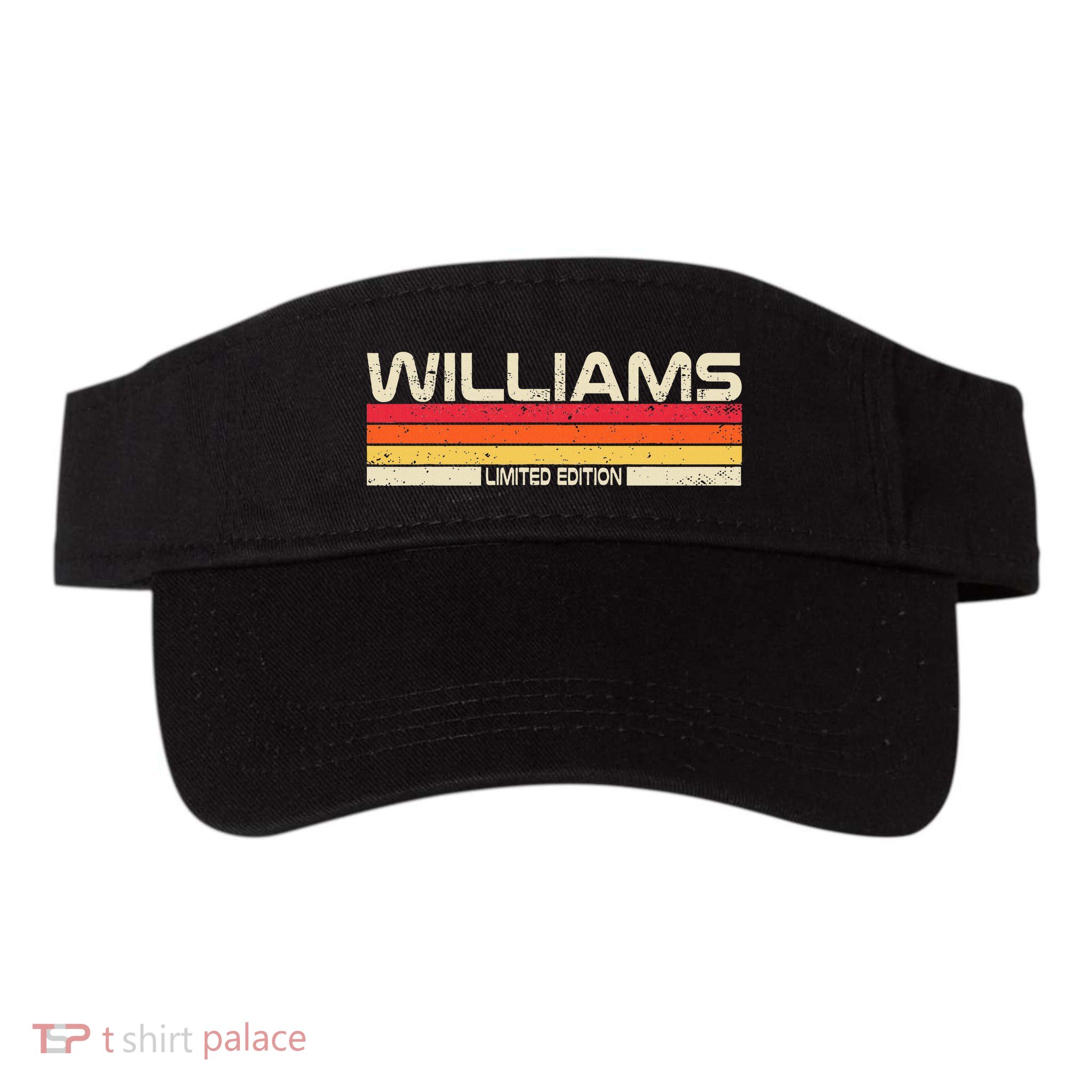 Williams Surname Birthday Family Reunion 80s 90s Sunset Visor
