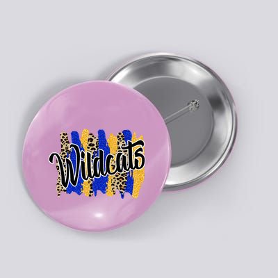 Wildcats Swash Blue Yellow School Spirit Button
