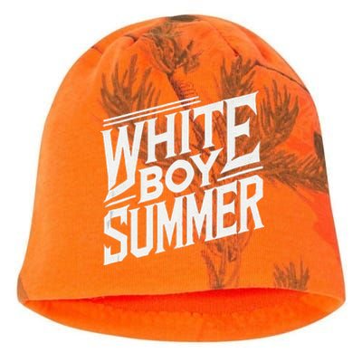 White Summer Boating Funny Summer Humor Kati - Camo Knit Beanie