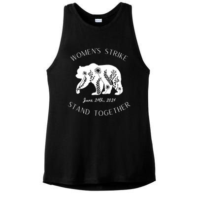 WomanS Strike Bear Stand Together WomanS Strike June 24th Ladies PosiCharge Tri-Blend Wicking Tank