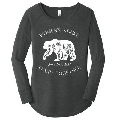 WomanS Strike Bear Stand Together WomanS Strike June 24th Women's Perfect Tri Tunic Long Sleeve Shirt