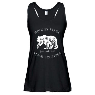 WomanS Strike Bear Stand Together WomanS Strike June 24th Ladies Essential Flowy Tank