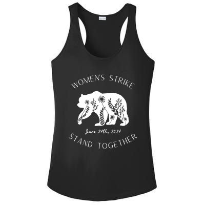 WomanS Strike Bear Stand Together WomanS Strike June 24th Ladies PosiCharge Competitor Racerback Tank