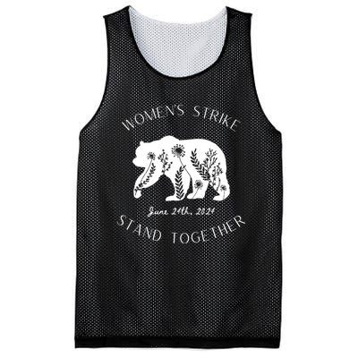 WomanS Strike Bear Stand Together WomanS Strike June 24th Mesh Reversible Basketball Jersey Tank