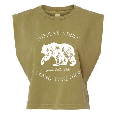 WomanS Strike Bear Stand Together WomanS Strike June 24th Garment-Dyed Women's Muscle Tee