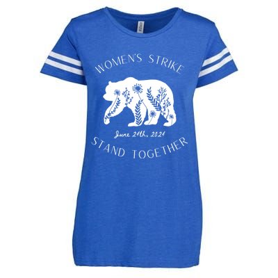 WomanS Strike Bear Stand Together WomanS Strike June 24th Enza Ladies Jersey Football T-Shirt