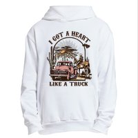 Western Sunset Cowgirl I Got A Heart Like A Truck Urban Pullover Hoodie