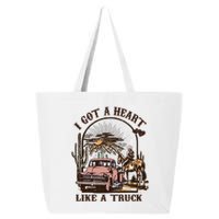 Western Sunset Cowgirl I Got A Heart Like A Truck 25L Jumbo Tote