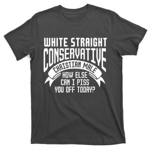 White Straight Conservative Christian T-Shirt