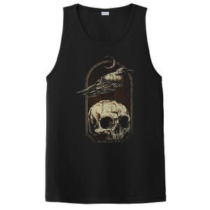 Witch Scary Crow Ghoulish Skull Moon Raven PosiCharge Competitor Tank