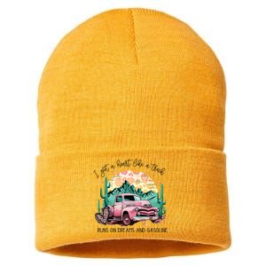 Western Sunset Cowgirl I Got A Heart Like A Truck Sustainable Knit Beanie