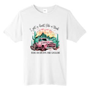 Western Sunset Cowgirl I Got A Heart Like A Truck Tall Fusion ChromaSoft Performance T-Shirt