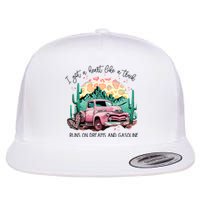 Western Sunset Cowgirl I Got A Heart Like A Truck Flat Bill Trucker Hat