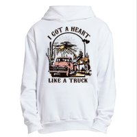 Western Sunset Cowgirl I Got A Heart Like A Truck Urban Pullover Hoodie