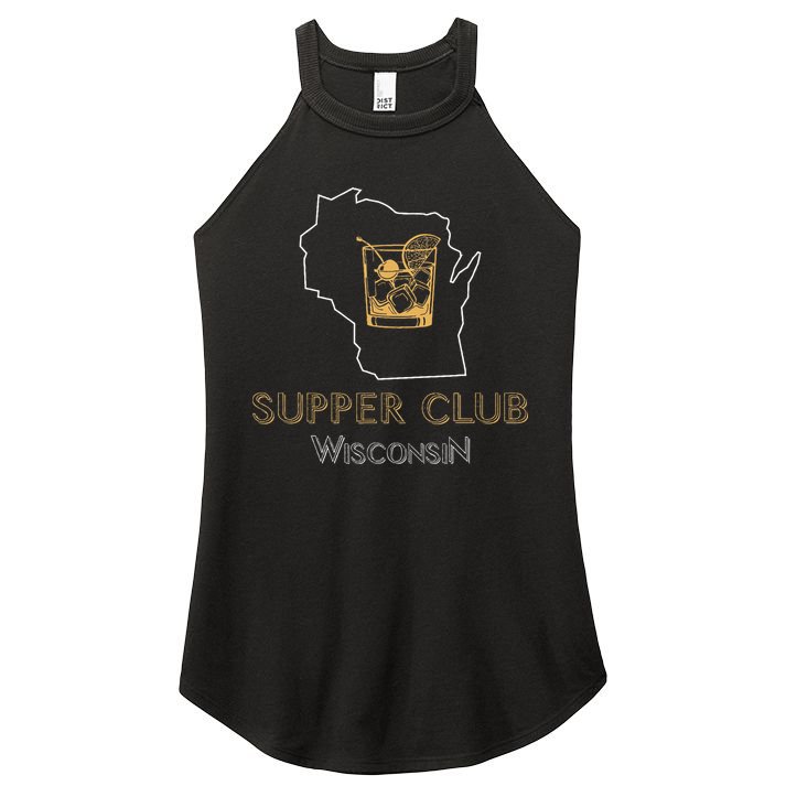 Wisconsin Supper Club And Old Fashioned Women's Perfect Tri Rocker Tank