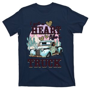 Western Sunset Cowgirl I Got A Heart Like A Truck T-Shirt