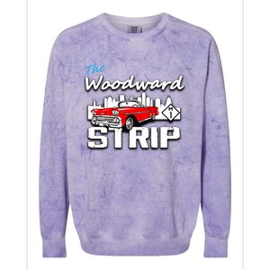 Woodward Strip Classic Car Colorblast Crewneck Sweatshirt