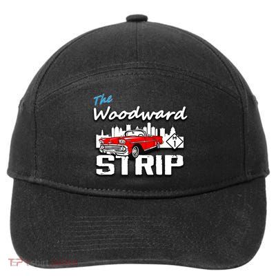 Woodward Strip Classic Car 7-Panel Snapback Hat
