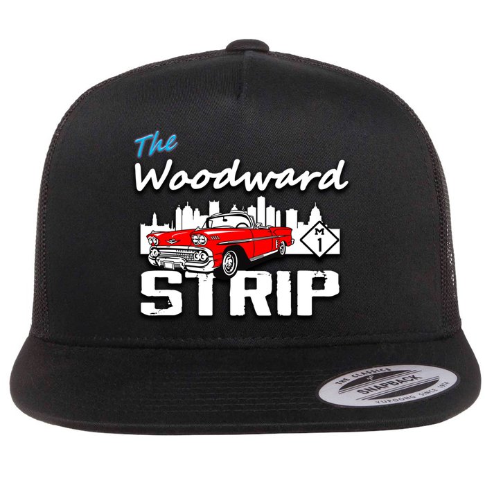 Woodward Strip Classic Car Flatbill Hat