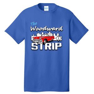 Woodward Strip Classic Car Tall T-Shirt