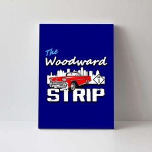 Woodward Strip Classic Car Canvas