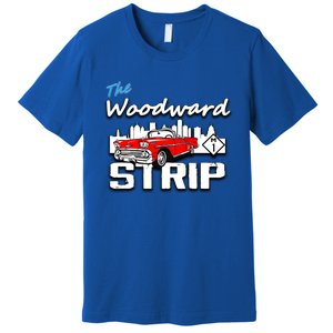 Woodward Strip Classic Car Premium T-Shirt