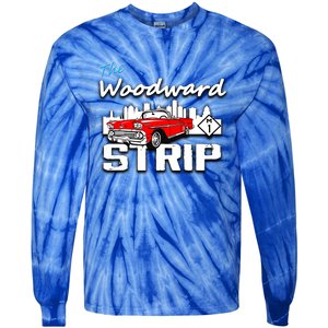 Woodward Strip Classic Car Tie-Dye Long Sleeve Shirt