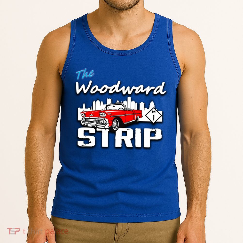 Woodward Strip Classic Car Tank Top