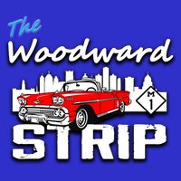 Woodward Strip Classic Car Kids Sweatshirt