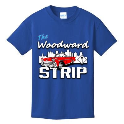 Woodward Strip Classic Car Kids T-Shirt