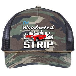 Woodward Strip Classic Car Retro Rope Trucker Hat Cap