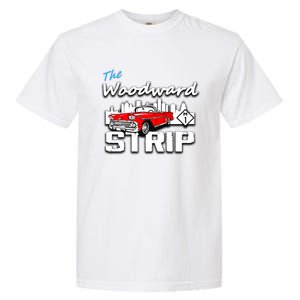 Woodward Strip Classic Car Garment-Dyed Heavyweight T-Shirt