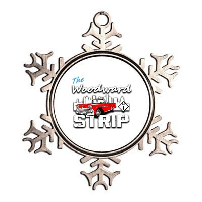 Woodward Strip Classic Car Metallic Star Ornament