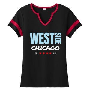 West Side Chicago Pride Ladies Halftime Notch Neck Tee