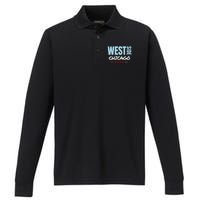 West Side Chicago Pride Performance Long Sleeve Polo