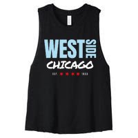 West Side Chicago Pride Women's Racerback Cropped Tank