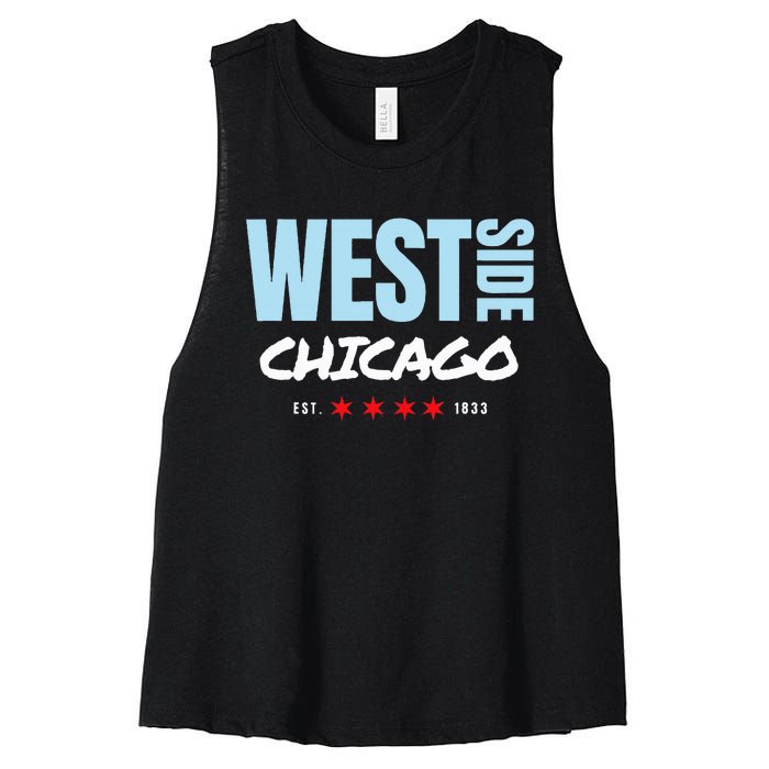 West Side Chicago Pride Women's Racerback Cropped Tank