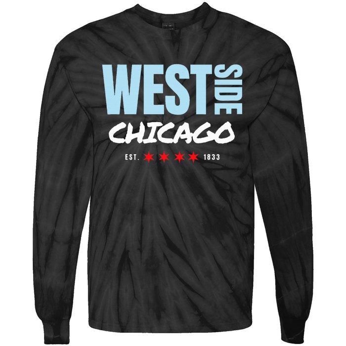 West Side Chicago Pride Tie-Dye Long Sleeve Shirt