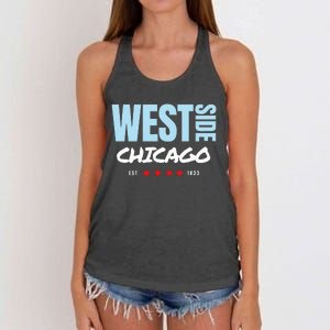 West Side Chicago Pride Women's Knotted Racerback Tank