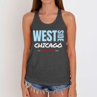 West Side Chicago Pride Women's Knotted Racerback Tank