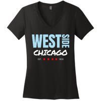 West Side Chicago Pride Women's V-Neck T-Shirt