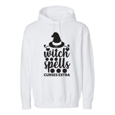 Witch Spells Curses Extra Garment-Dyed Fleece Hoodie