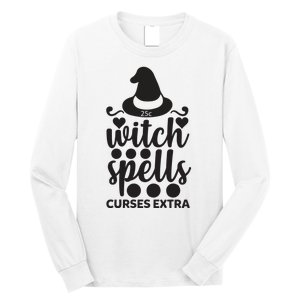 Witch Spells Curses Extra Long Sleeve Shirt