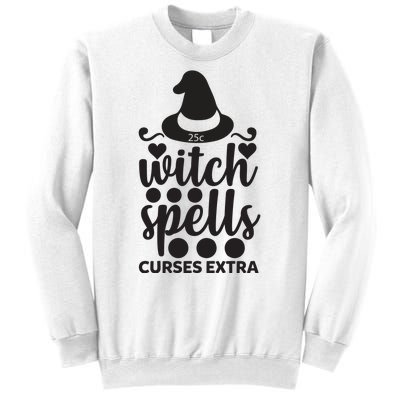 Witch Spells Curses Extra Sweatshirt