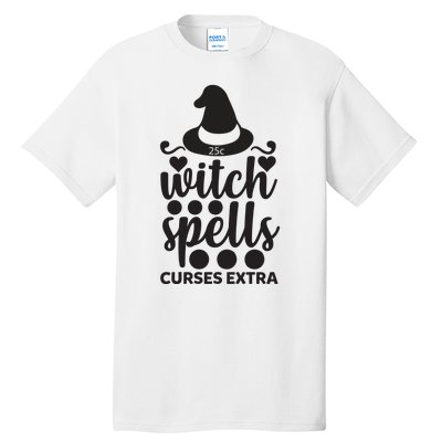 Witch Spells Curses Extra Tall T-Shirt