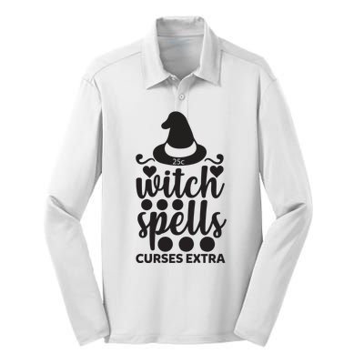 Witch Spells Curses Extra Silk Touch Performance Long Sleeve Polo