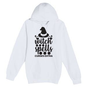 Witch Spells Curses Extra Premium Pullover Hoodie